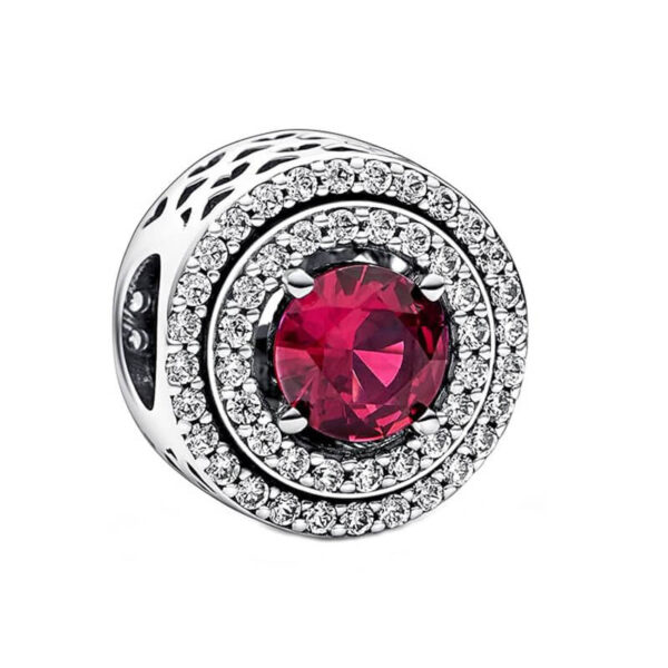 Charm / Dije - Aros Brillantes Rojo