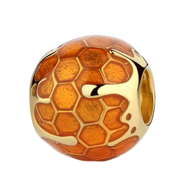 Charm / Dije - Esfera Panal de Abeja