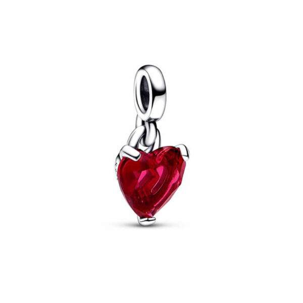 Mini Charm / Dije - Corazón Rojo