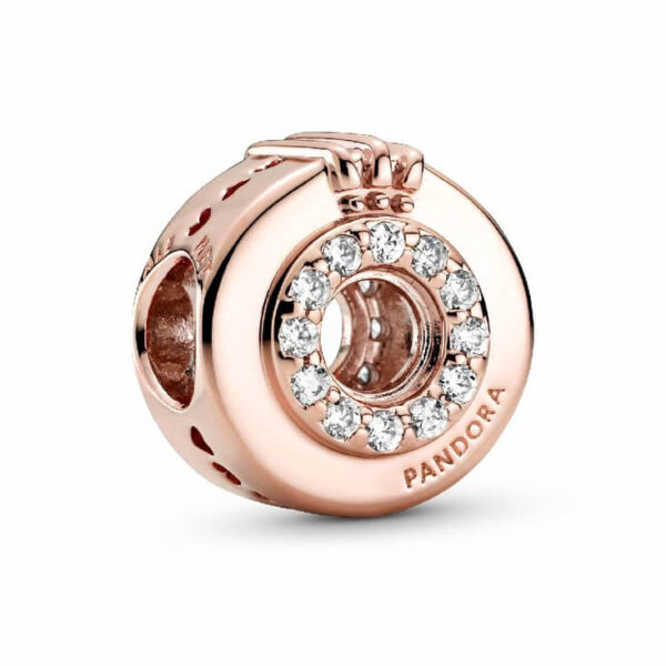 Charm / Dije - Corona O Oro Rosa