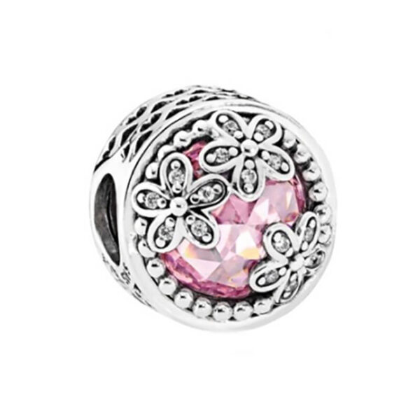 Charm / Dije - Margaritas Cristal Rosa