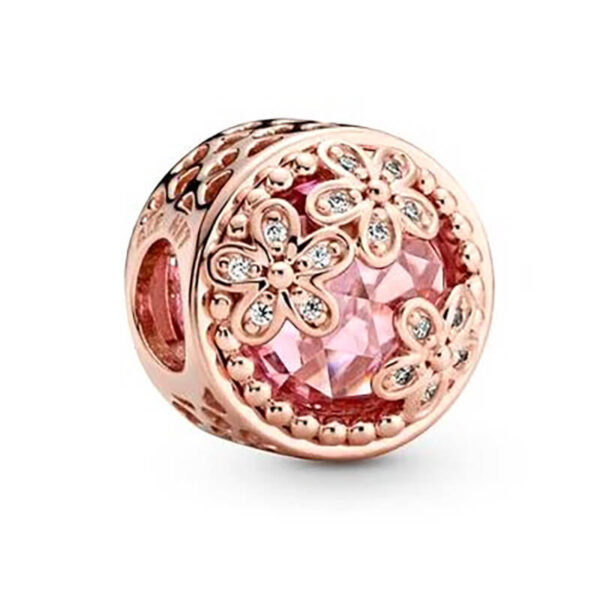 Charm / Dije - Margaritas Cristal Rosa