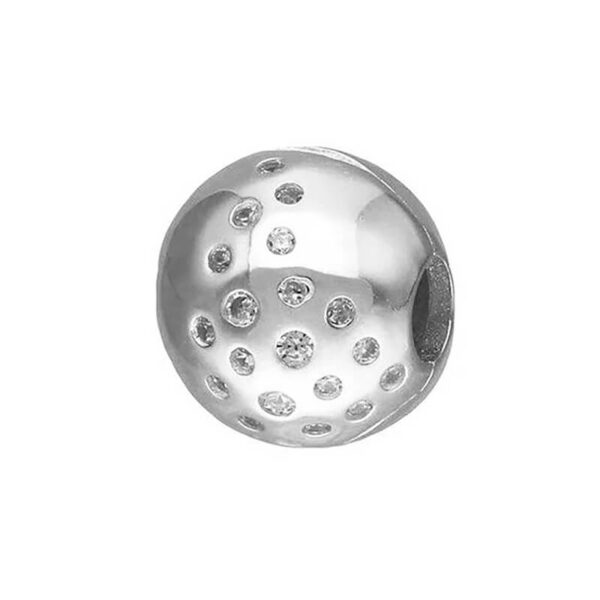 Charm / Dije Clip - Esfera Puntos Brillantes