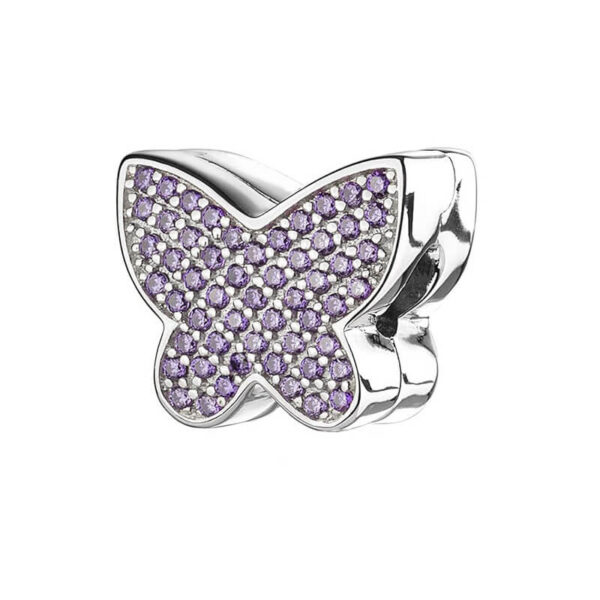 Charm / Dije Clip - Mariposa