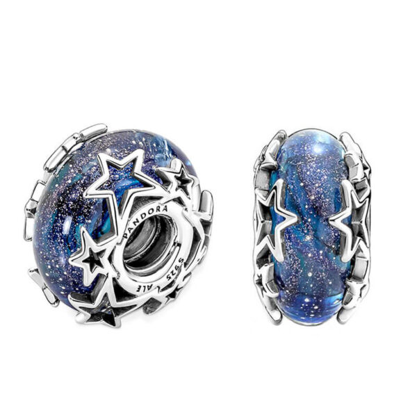 Charm / Dije - Murano Galaxias y Estrellas