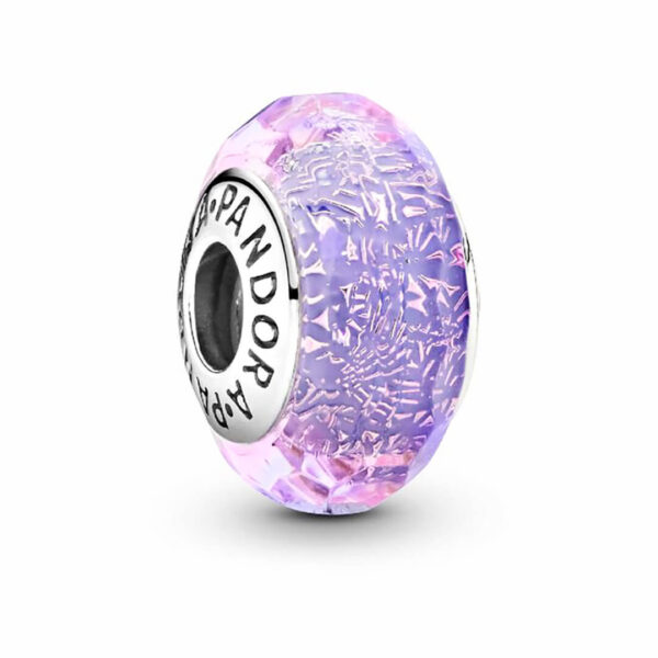 Charm / Dije - Murano Dual Violeta Rosa