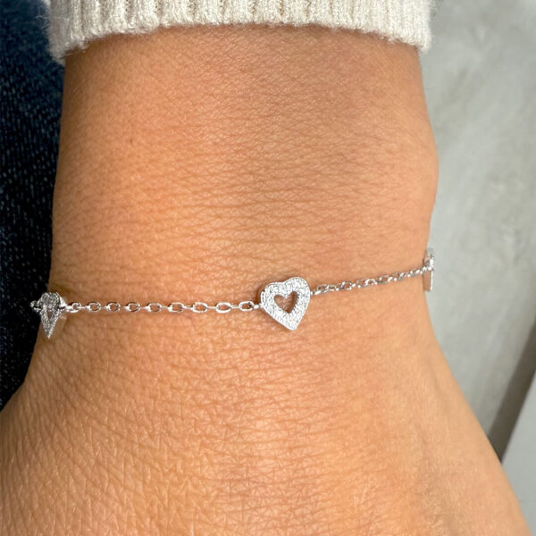 Pulsera 3 Corazones