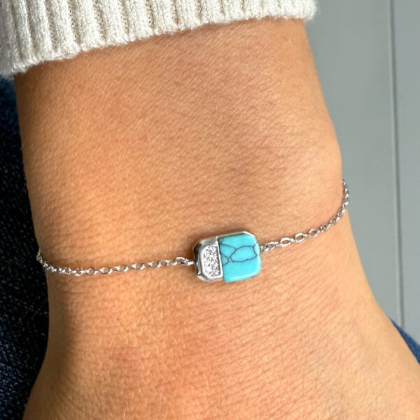 Pulsera Coral Turquesa