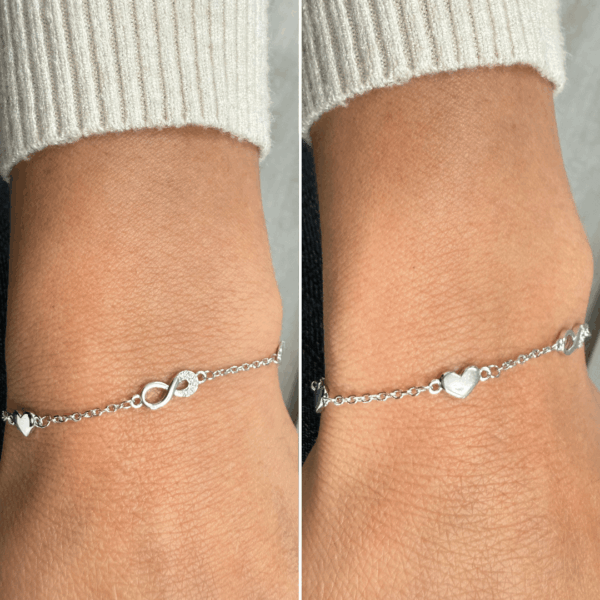 Pulsera Infinito Corazón