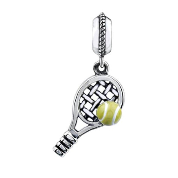Charm / Dije - Raqueta y Pelota de Tenis