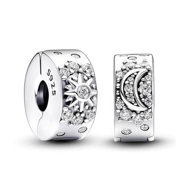 Charm / Dije Clip - Sol y Luna