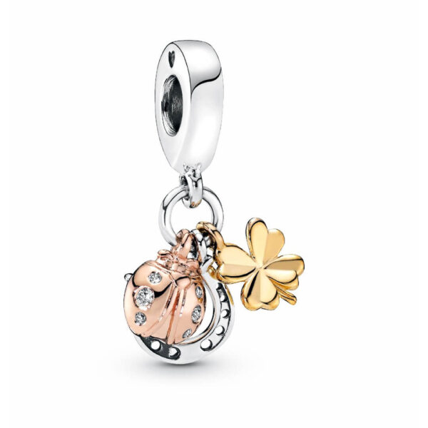 Charm / Dije - Trébol Herradura Mariquita