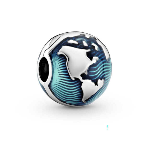 Charm / Dije Clip - Globo Terráqueo
