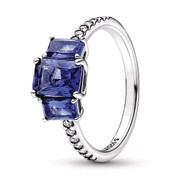 Anillo Baguetts Azules