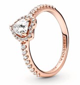 Anillo Corazón Brillante OR