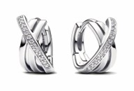 Aretes Argolla Cruzada