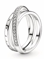 Anillo Triple Banda Cruzado