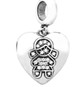 Charm / Dije - Corazón Silueta Niña