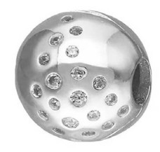 Charm / Dije Clip - Esfera Puntos Brillos