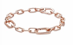 Pulsera Eslabones Plata Broche Tipo Mosquetón GR