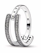 Anillo Doble Banda Signature