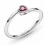 Anillo Corazón R. Inclinado