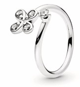 Anillo Punto de Luz y Flor