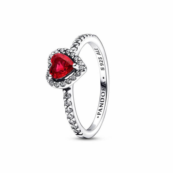 Anillo  Corazón Rojo