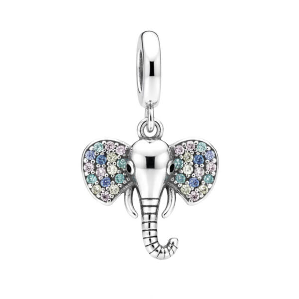 Charm / Dije - Elefante Multicolor