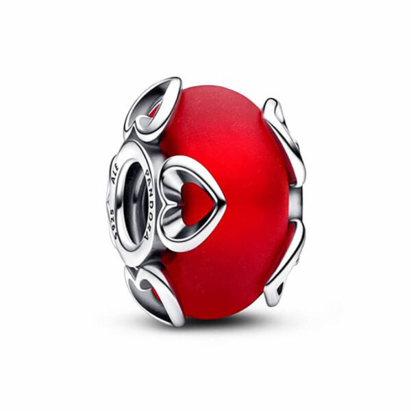 Charm / Dije - Murano Rojo Corazones